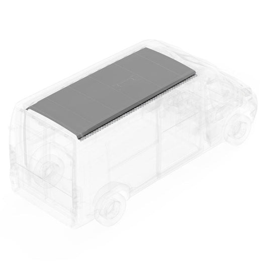 Top view of RAM ProMaster Cargo Van showing Legend DuraTherm Ceiling Liner Textured Grey