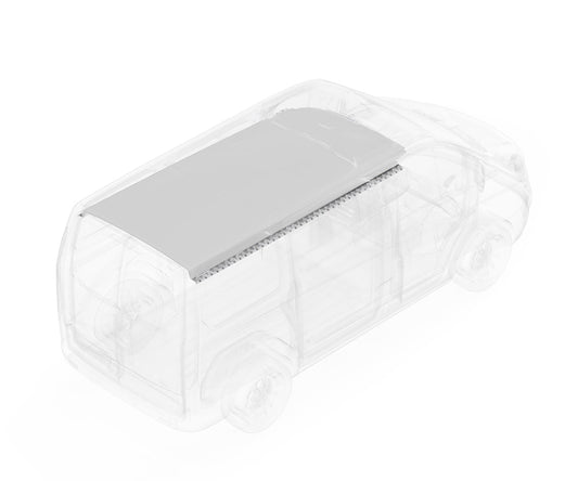 Side Rendering of a Van showing Legend DuraTherm Ceiling Liner