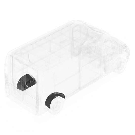 Wheel Well Guards shown in RAM ProMaster Cargo Van