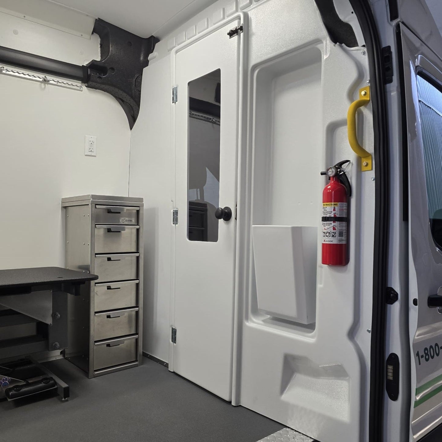 Cargo Van Composite Partition with Door