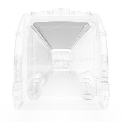 Crosscut of RAM ProMaster Cargo Van, with Legend DuraTherm Ceiling Liner White