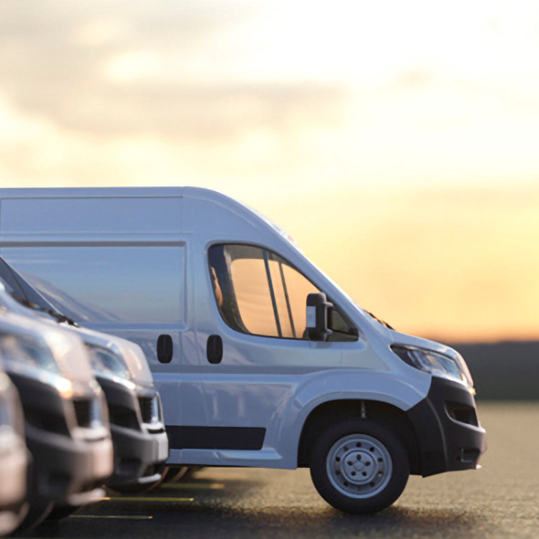 Reform Fleet Solutions White Van Driving out