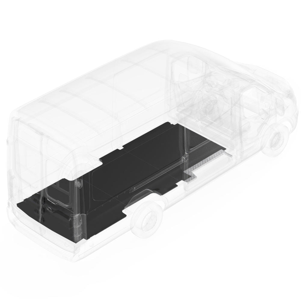 Legend AutoMat flooring in Ford Transit van