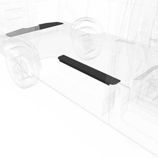 GMC Savana Steel Floor Threshold Set