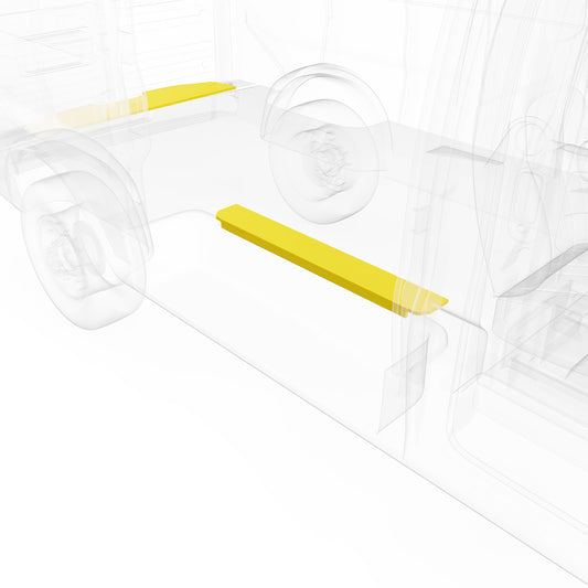 GMC Savana Steel Floor Threshold Set