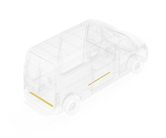 Mercedes Sprinter Steel Floor Threshold Set