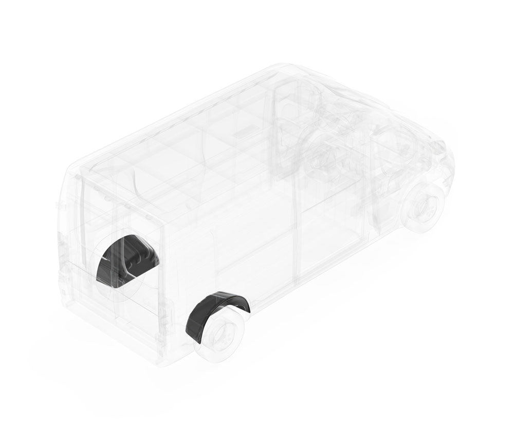 RAM ProMaster Wheel Well Covers