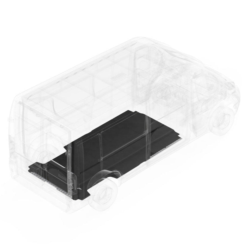legend stabiligrip flooring shown in cargo van