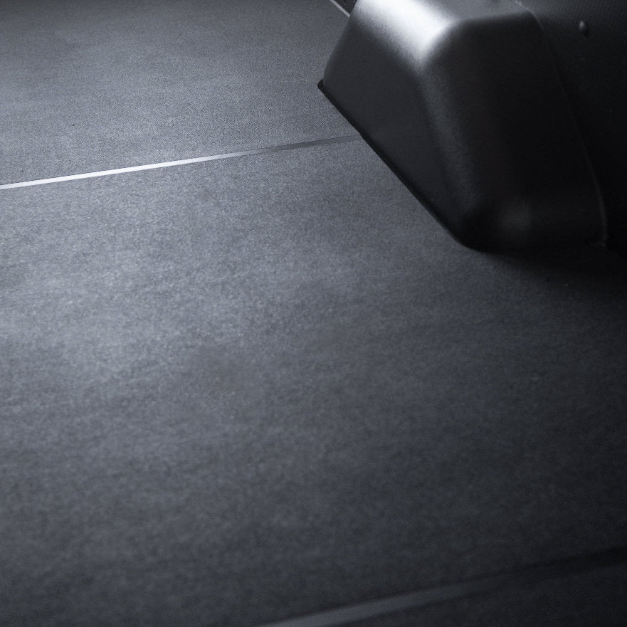 h track joins in Legend StabiliGrip flooring 